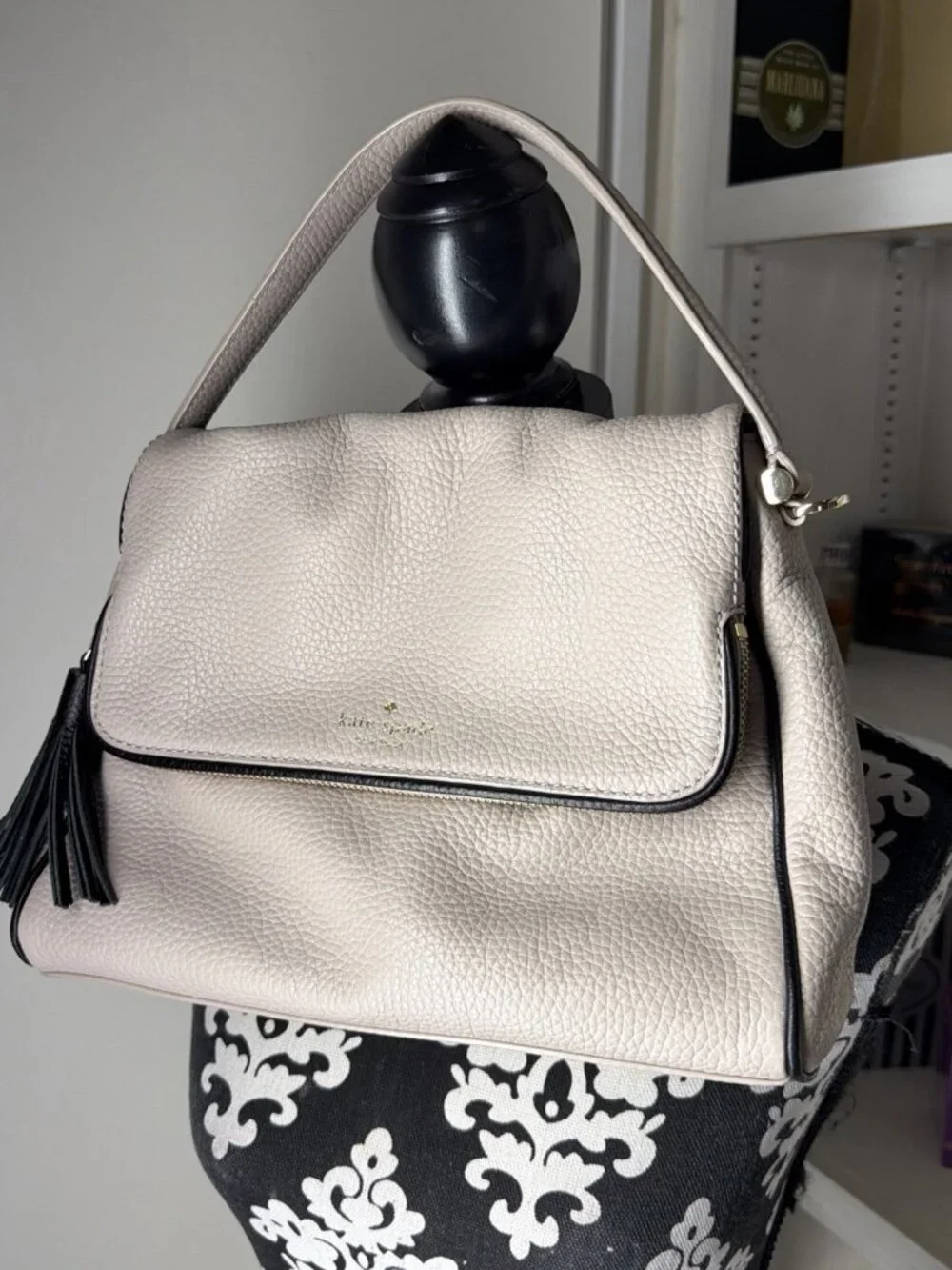 Kate Spade NY Shoulder Purse Chester Street Miri Pebbled Leather W/ Accessories